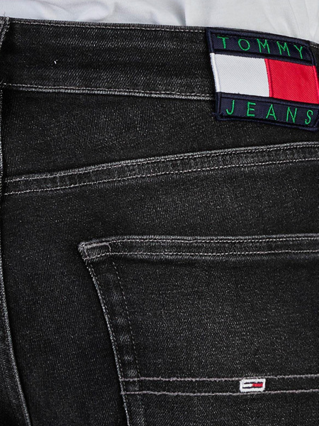 Czarne Jeansy Męskie Tommy Jeans Scanton Slim DM0DM11473 34/32