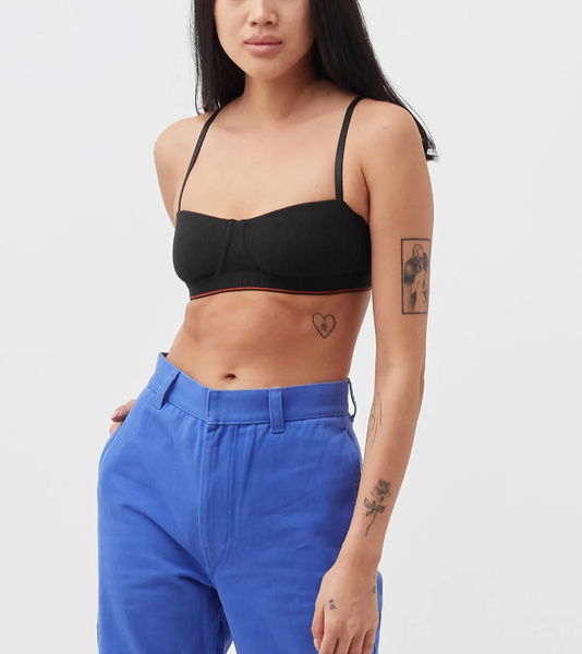 Biustonosz Damski Calvin Klein Unlined Balconette Czarny XS 0040173WBE