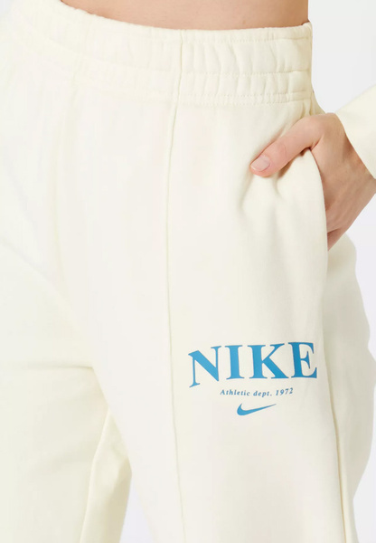Beżowe Spodnie Nike Essentials Fleece S Damskie DQ5384-113