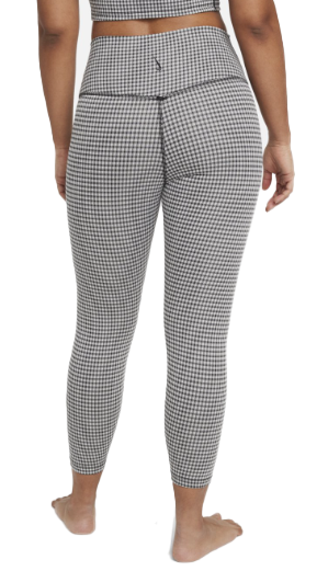 Nike Legginsy Damskie - Treningowe - Czarna Kratka - Rozmiar XL - DA1092-133