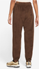 Brązowe damskie spodnie Nike Air Cord Fleece DQ6926-259 XS