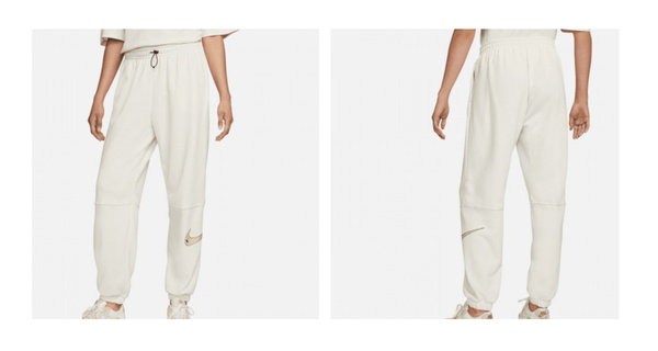 Damskie Spodnie Nike Oversized Fit Swoosh High Rise DM6205-030 M