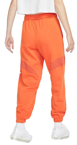 Pomarańczowe Joggery Damskie Nike DD5419-816 S Air Fleece Loose
