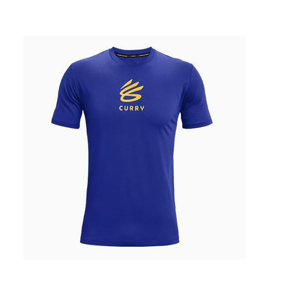 Niebieska Męska Koszulka Under Armour Curry Splash 1362819400 L