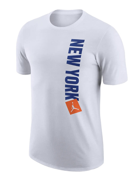 Biała Koszulka Męska Nike DV5828-100 M – Tee NBA New York Knicks