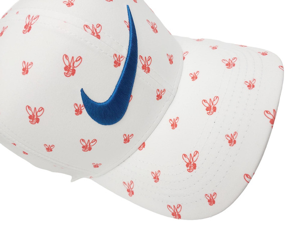 Biała Czapka Nike AeroBill DH1966100 z Nadrukiem Homara
