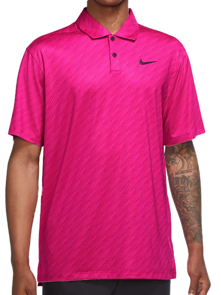Różowa Koszulka Męska Polo Nike Vapor Micro Stripes DH0808642 M