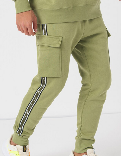 Zielone Spodnie Nike DX2030-334 L Męskie Cargo Joggers