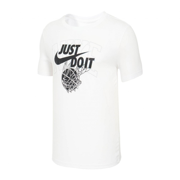 Biała Męska Koszulka Nike Tee Just Do It DR7639-100 S