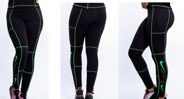 Czarne Legginsy Damskie Nike XS CU6650-010 Sportswear Swoosh