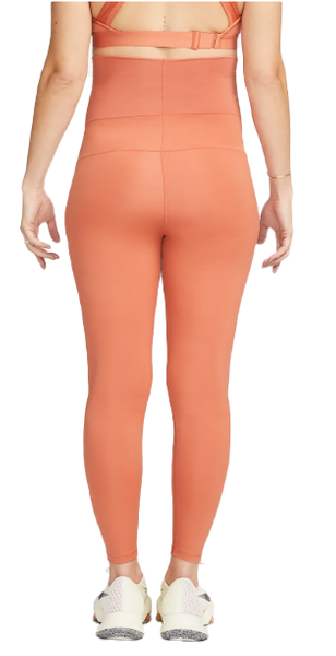 Pomarańczowe Legginsy Ciążowe Nike One Dri-FIT S – DH1587-827