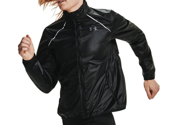 Czarna Kurtka Damska Under Armour 1360733-001 SM Impasse Run