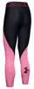 Czarno-Różowe Damskie Legginsy Under Armour HeatGear 7/8 1351705003 S/M