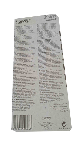 Ołówki HB 4 szt. BIC Fun Comfort Automatyczne