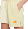 Żółte Spodenki Dziewczęce Nike Sportswear XL DJ4016-113