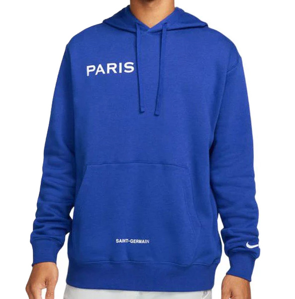 Męska Bluza PSG Club Fleece Hoodie DQ8976-417 XL Niebieska