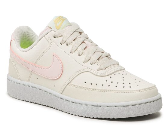 Białe Z Różowym Buty Nike Court Vision Low DH3158-001 42 Damskie