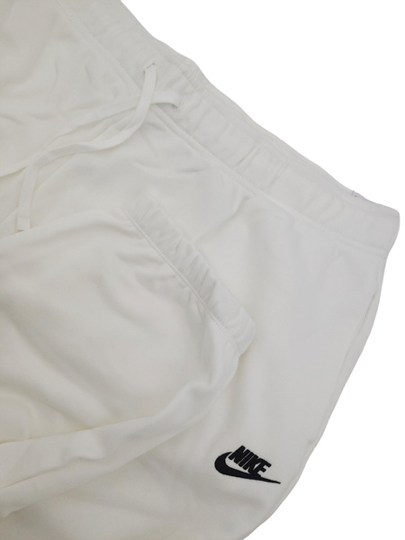 Białe Spodnie Damskie Nike DV5084-100 2X Club Fleece Plus Size