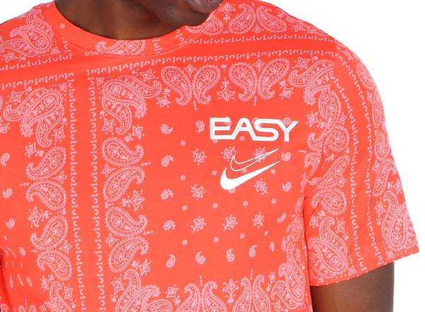 Koszulka Nike Męska Pomarańczowa - T-shirt - Tee KD Dri-Fit - DR7658611 - Rozmiar M