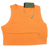 Koszulka Damska Nike Bez Rękawów - Pomarańczowy Top - Rozmiar XL - Dri Fit Race Cropped SlimFit - DD5921-811