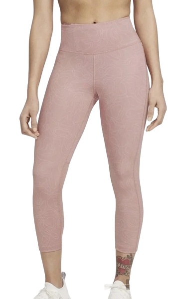 Pomarańczowe Damskie Legginsy Nike Epic Fast 3/4 XXS DA1250-685