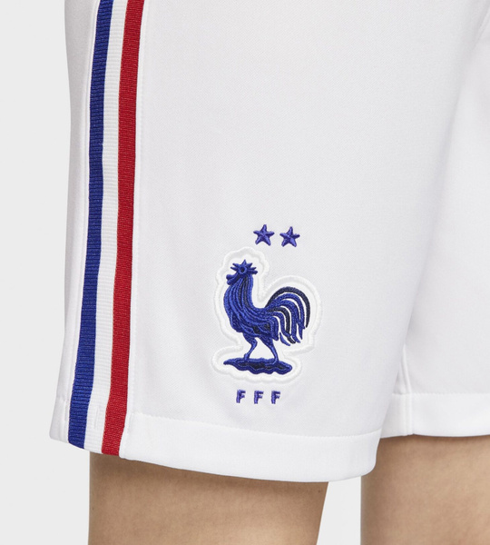 Spodenki Junior Nike France Away 2020/21 Białe L CD1168-100