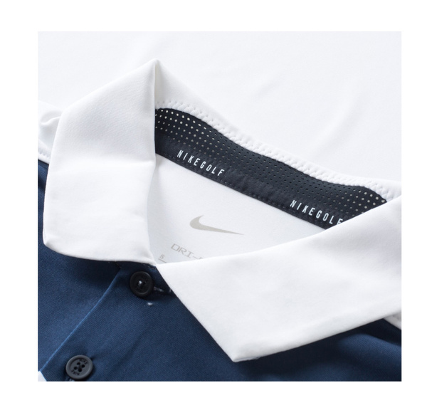 Biało-Granatowa Koszulka Nike DH0609-100 M Męska