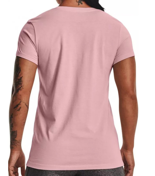 Różowy T-shirt Damski Under Armour Classic Tee 1356305680 SM