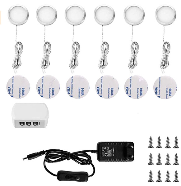 Zestaw 6 Lamp LED Podszafkowych 15W 1500lm 3000K