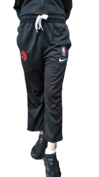 Dres Nike Damski Komplet - Czarny - 3/4 spodnie - NBA Toronto Raptors - DH8406010 - Rozmiar XXL