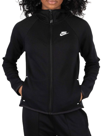 Nike Damska Bluza z Kapturem - Rozmiar M - Czarna - Rozpinana - BV3455-010