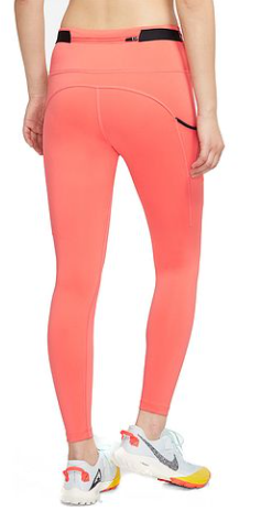 Legginsy Damskie Nike Trail Running Epic Luxe Reflective Pomarańczowe S CZ9596-858