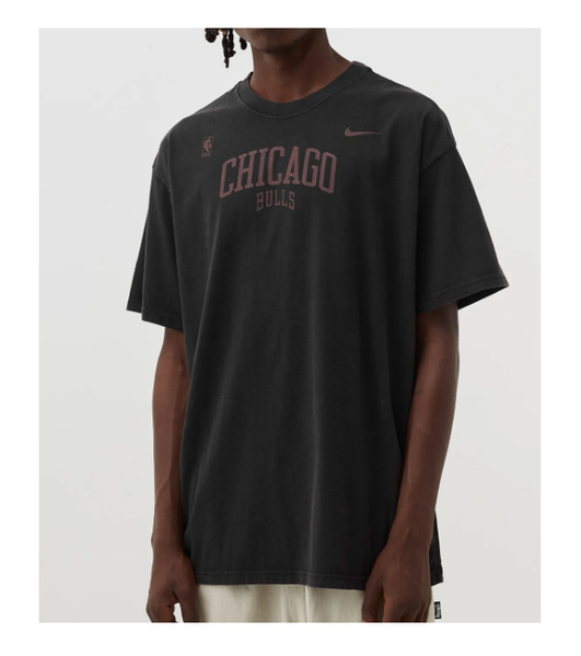 Czarna Koszulka Męska Nike DR6314010 S – Tee NBA Chicago Bulls