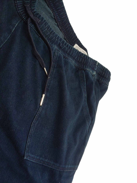 Spodnie Next Joggersy 36 Granatowe Wysoki Stan