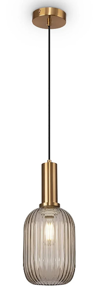 Lampa Wisząca Maytoni Zelma Brązowy Klosz MOD124PL-01BS2