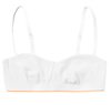 Biustonosz Calvin Klein - Biały - Rozmiar M - Unlined Balconette - 0040173WBE 100