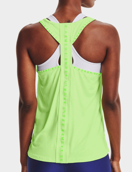 Zielony Top Damski Under Armour Knockout 1351596-162 SM