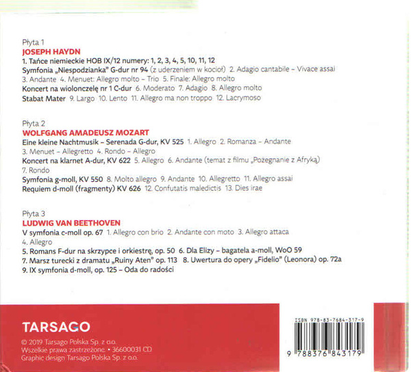 Klasycy  Wiedeń XVIII 3x cd Haydn Mozart Beethoven