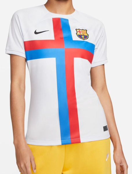 Biała Koszulka Nike Barcelona 2022/23 L DN2730-044