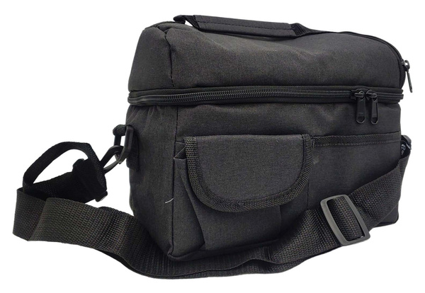 Czarna Torba Termiczna na Lunch Putwo