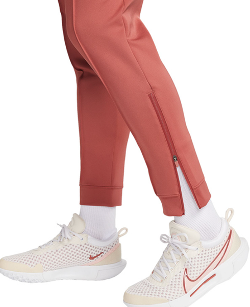 Nike Spodnie Damskie - Tenisowe - Brązowe - Rozmiar S - Nike Court Dri-Fit Slim Fit - DA4722-691