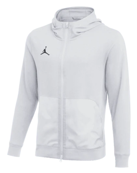 Nike Bluza Męska - Z Kapturem - Rozpinana - Treningowa - Biała - Rozmiar XL - Jordan Air Dri-FIT Fleece - DQ7870-135