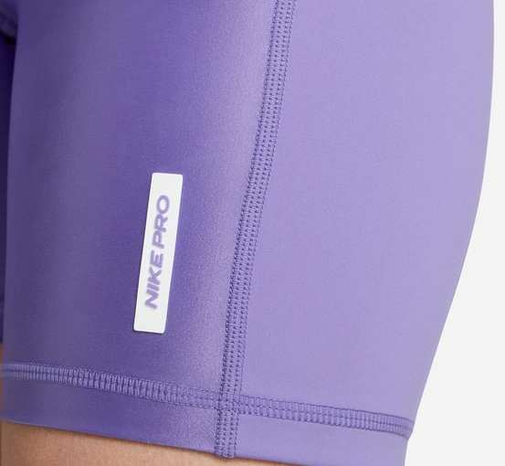 Kolarki Damskie Nike Pro Dri-FIT Fioletowe S DX0223-567