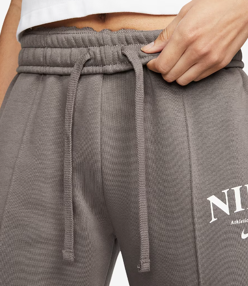 Brązowe Spodnie Nike Damskie L Essentials Fleece DQ5384-289