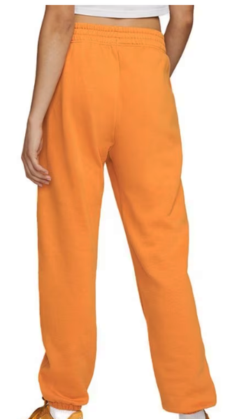 Nike Spodnie Dresowe Damskie - Pomarańczowe - Rozmiar L - Sportswear Essential Loose Fit - BV4089-738