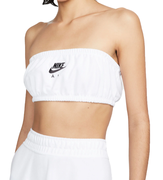 Top damski Nike Air Futura Sportswear Pique Bandeau DM6460100 S