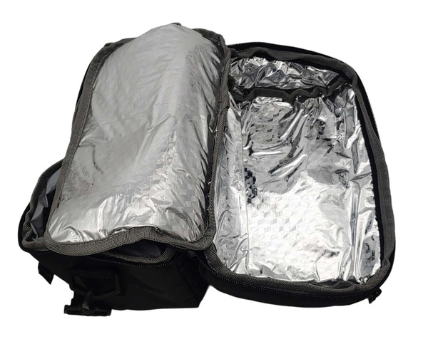 Czarna Torba Termiczna na Lunch Putwo