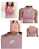 Top Prążkowany Nike CZ9341-630 Różowy XS Crop