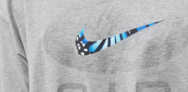 Szara Koszulka Nike DO6631-063 M Męska Butterfly