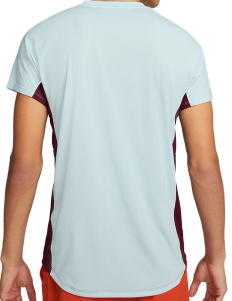 Nike - Koszulka Męska - T-shirt Tenisowy Pomarańczowy Court Dri-Fit - DN1820-891 - Rozmiar L